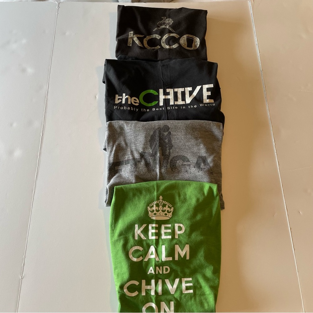 The Chive Shirt 4-Pack Bundle: theChive, The Chive, The Chivery